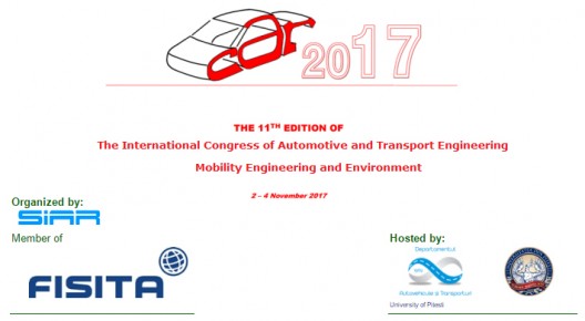 Conferinta CAR 2017 - The 11th International Automotive Congress, Pitesti